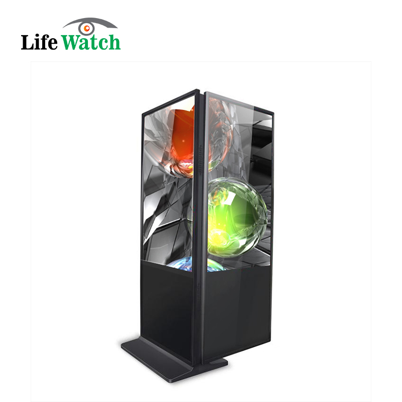 55 Inchadvertising Touch Double-Sided Display for Indoor Totem Android Advertising