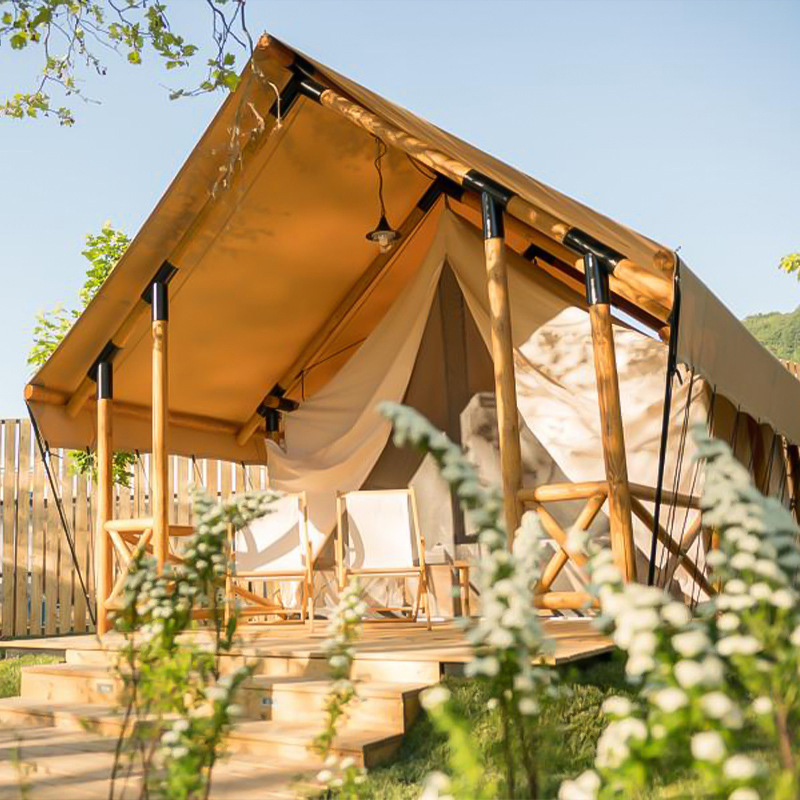 Commercial-Grade Multifunction Sloped-Roof Tent