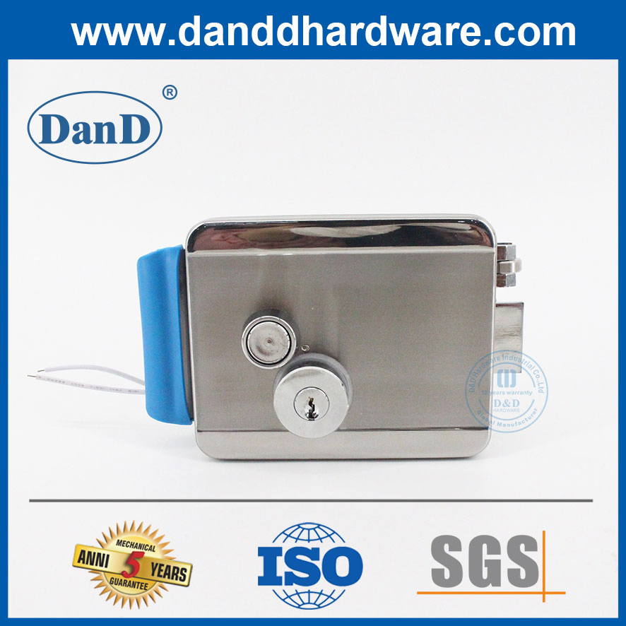 Surface Mounted Double Brass Cylinder Latch Rim Lock for Middle East Market