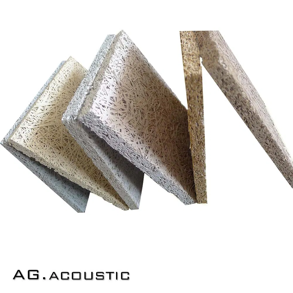 AG. Acoustic Decoration Material Wood Wool Sound Absorption Panels for Office Meeting Room