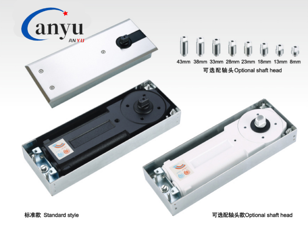 150kg Heavy Duty Floor Spring Glass Hardware