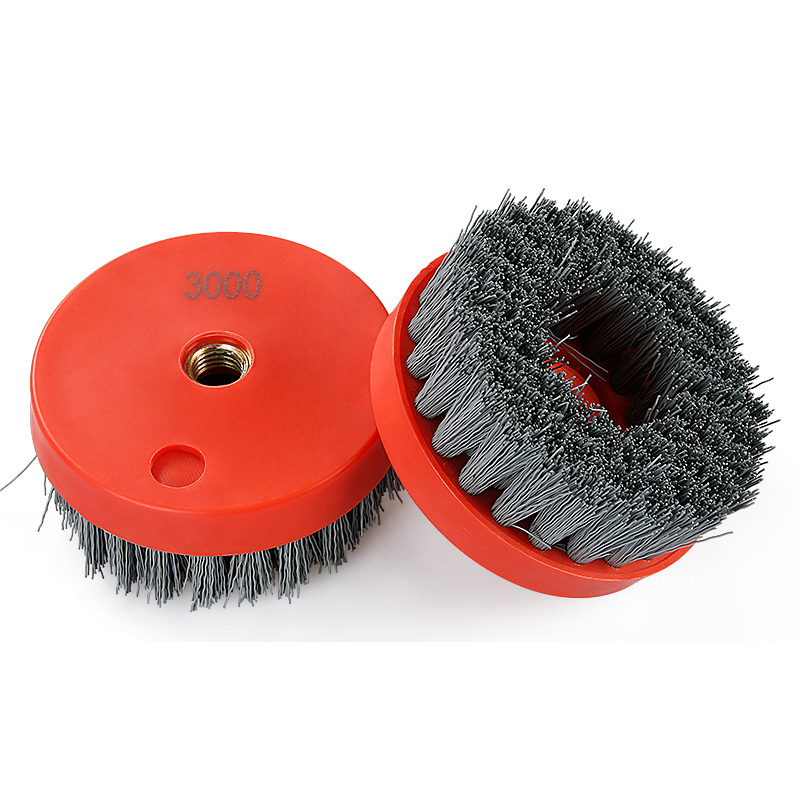 Diamond Cleaning Polishing Brushes Fickert Strong Steel Brush and Antique Brush Abrasive for Granite/Marble Polishing