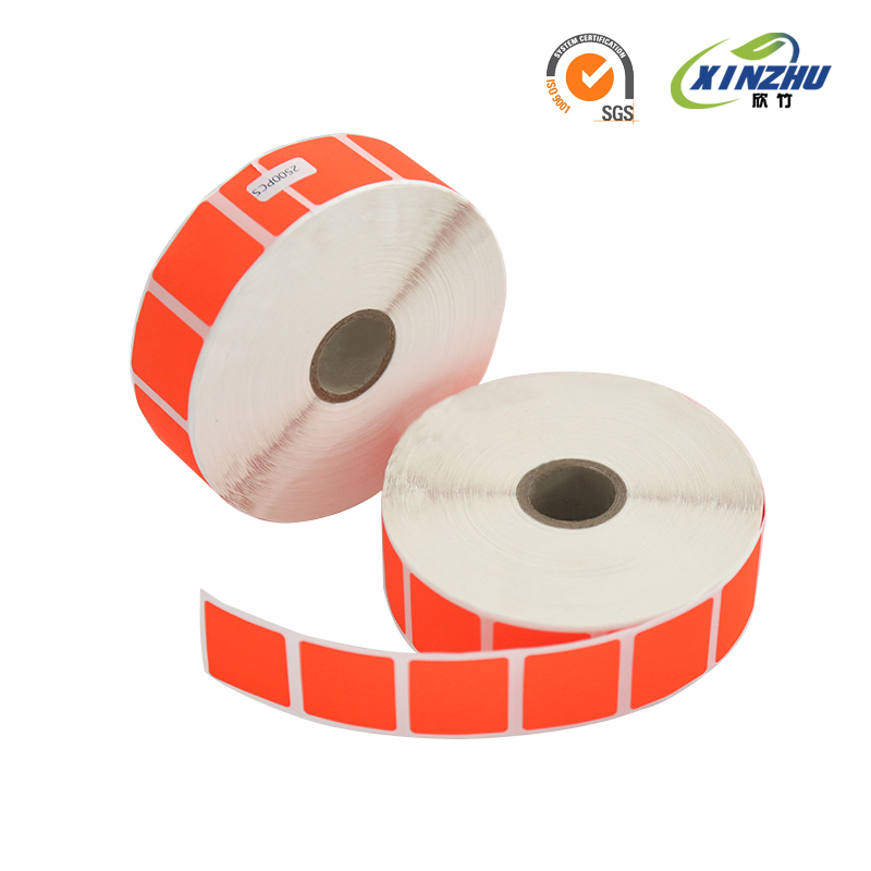 Jumbo Roll Self-Adhesive Raw Material Paid Burglarproof Label Sticker Fluorescent Woodfree Paper
