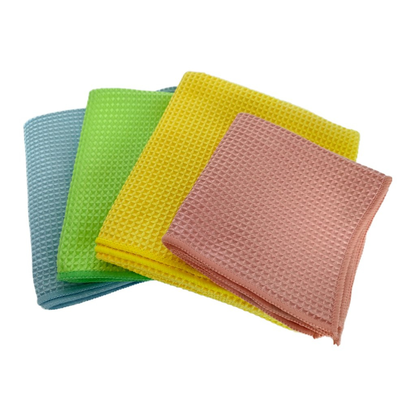 Wholesale Microfiber Dish Towels Kitchen Wiping Towel Microfiber Waffle Weave Towel