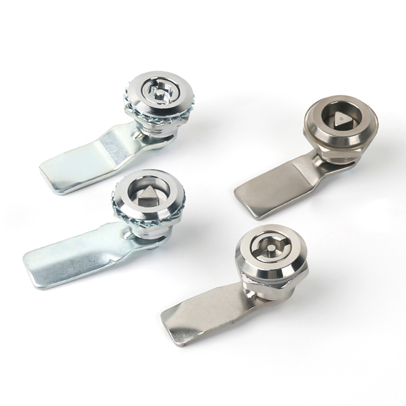 Durable Zinc Alloy Cam Lock for Cabinets with Triangular and Square Designs