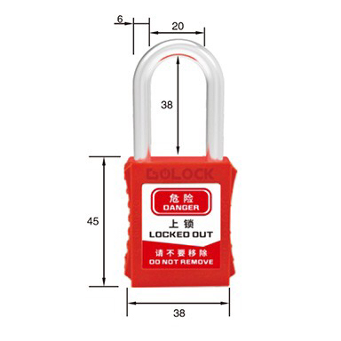 Manufacturer Wholesale Safety Padlock Breaker Lock
