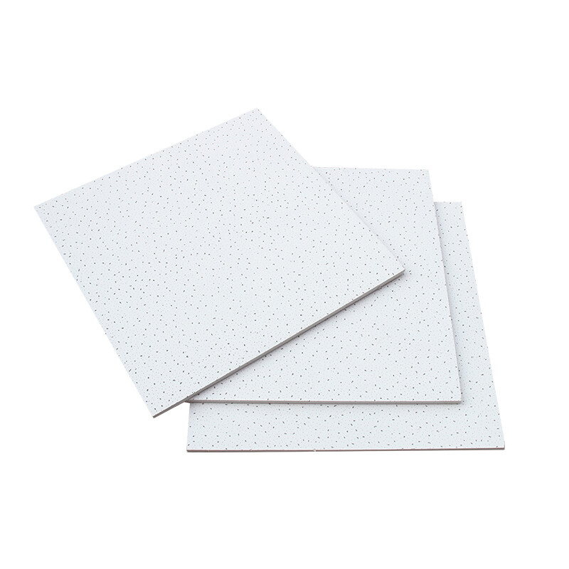 Acoustic Sound Absorbtion Decorative Mineral Fiber Wool Drop Ceiling Tile