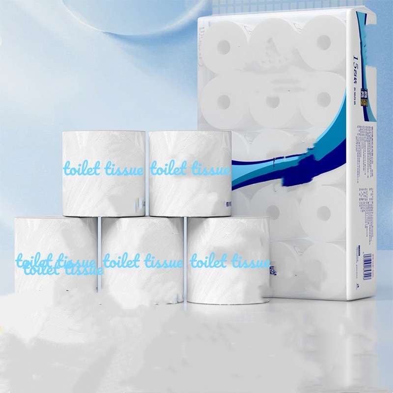 Wholesale Custom Degradable 3 Ply Virgin Embossing Absorbent Bathroom Tissue Mega Reel Unscented Toilet Paper