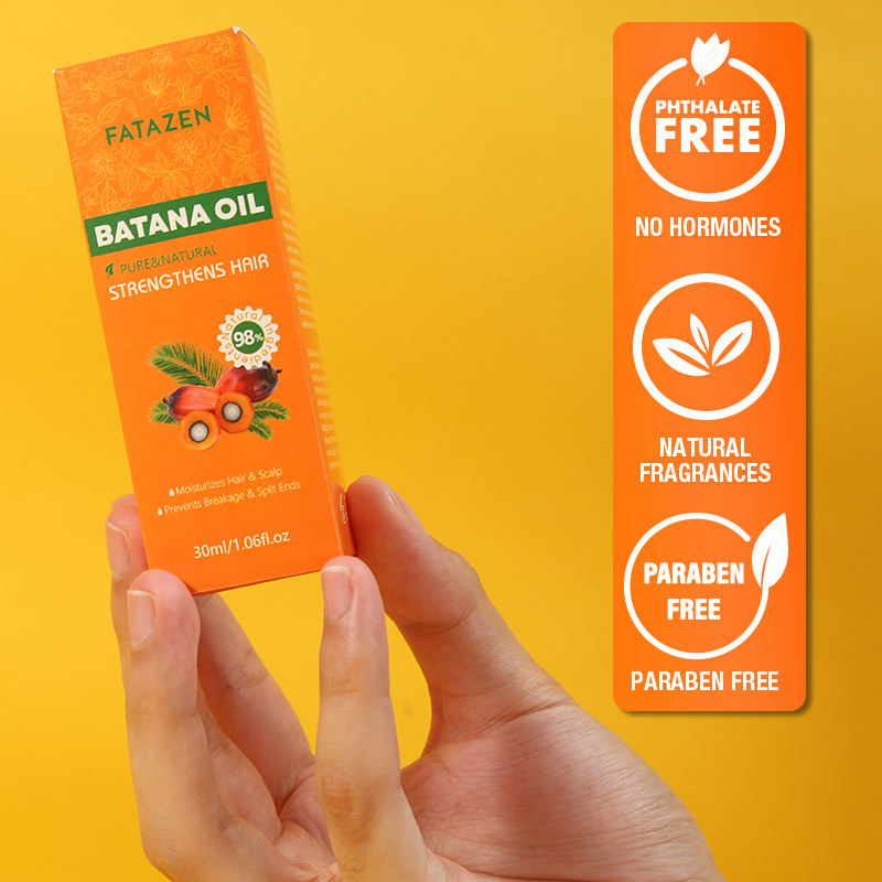 Fatazen 100% Pure Cold Pressed Hair Strengthens Moisturizes Raw Batana Oil Advanced Miracle Essential Oil for Hair Growth