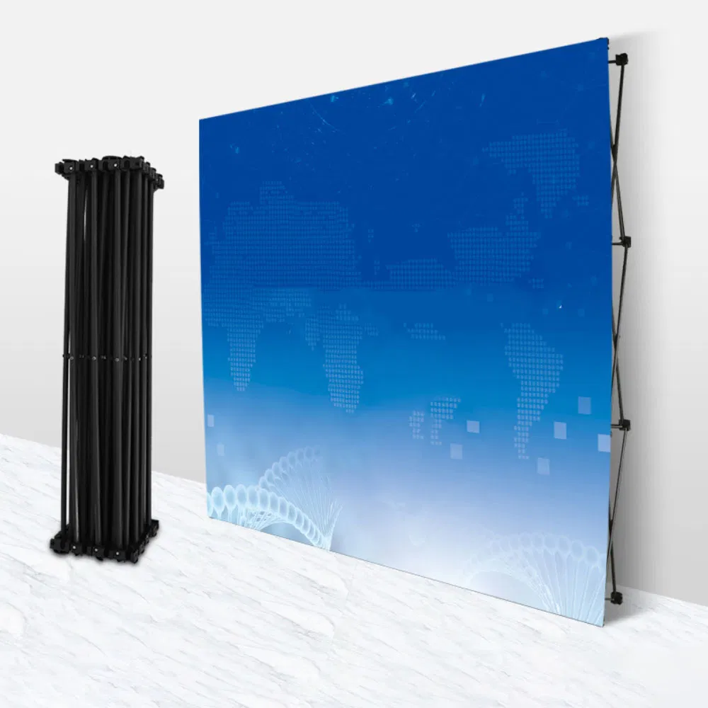 Outdoor Commercial Exhibition Foldable Poster Display Stand