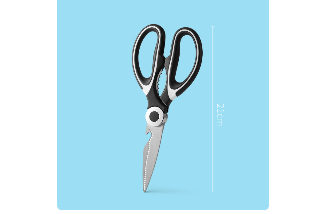 Stainless Steel Kitchen Scissors Kitchen Shears All Purpose Heavy Duty Multipurpose Utility Sharp Scissors for Food, Meat, Poultry, Vegetable Office Scissors