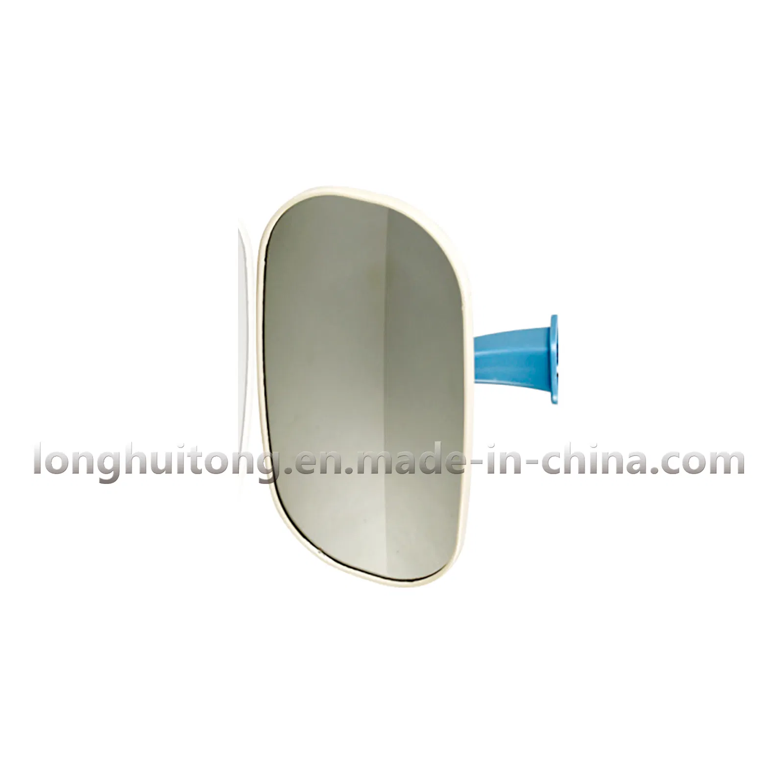 Safety Curved Wide-Angle Rearview Mirror with Night Glare Reduction and Lightweight Construction