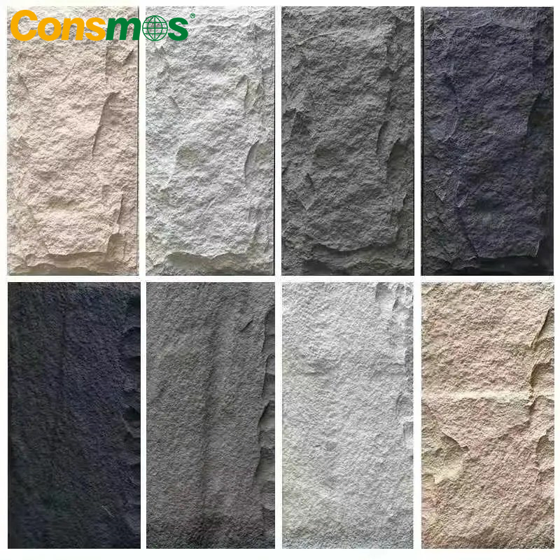 Waterproof PU Wall Decor Simulation Flexible Stone Veneer PU Faux Stone Panels