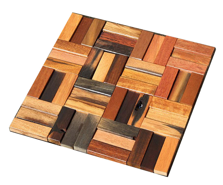 Деревянная мозаичная панель 3D Старинный корабль 300x300 мм