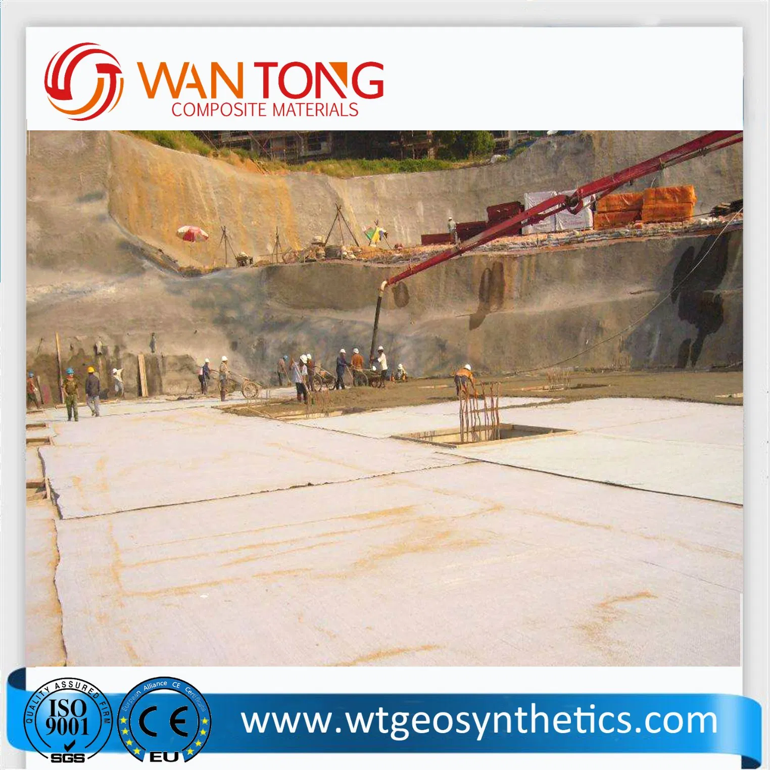 Waterproof Blanket/Waterproofing Underground/Bentonite Waterproof Membrane Gcl