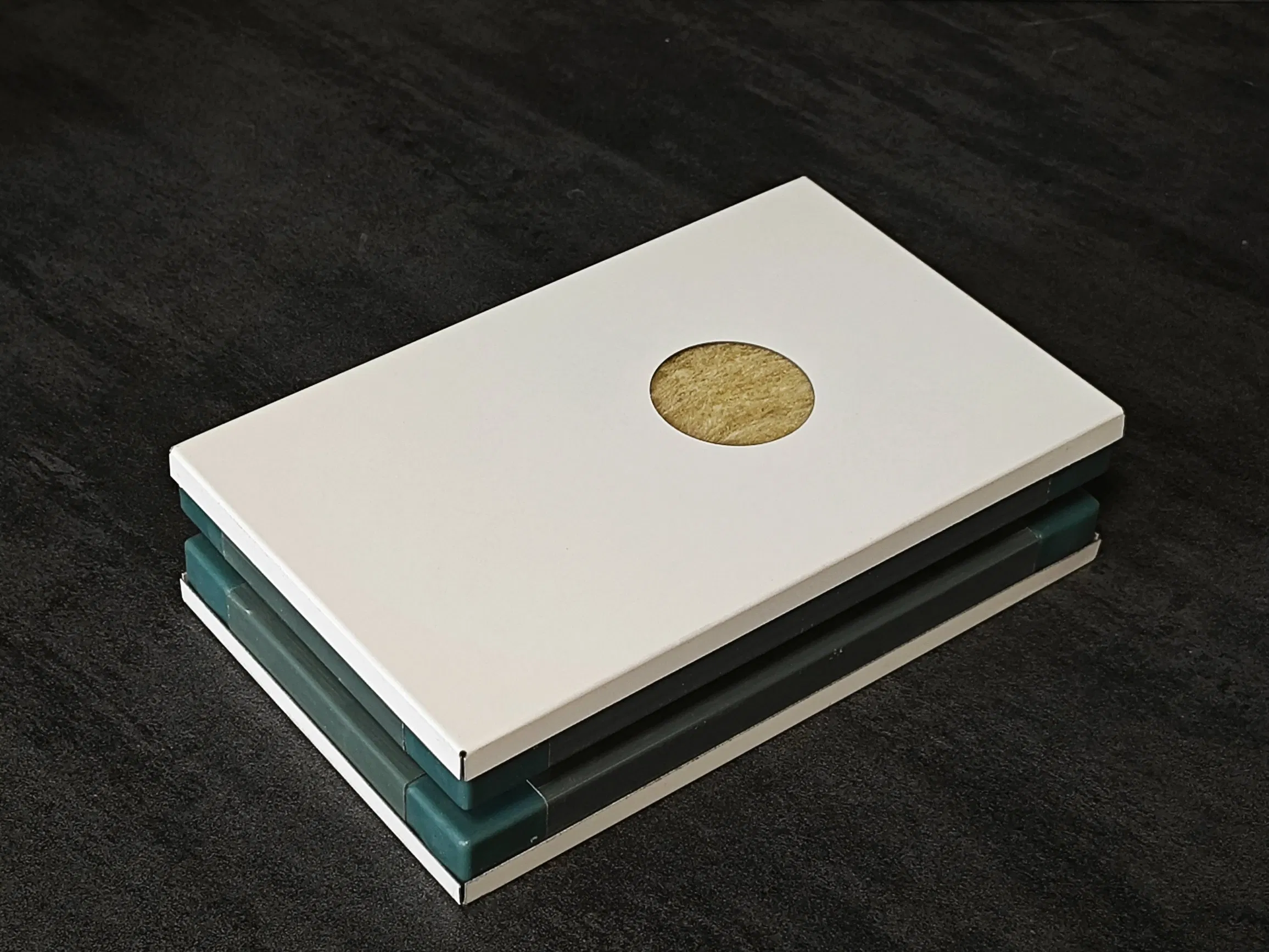 100mm-Thick MGO Rock Wool Sandwich Panel