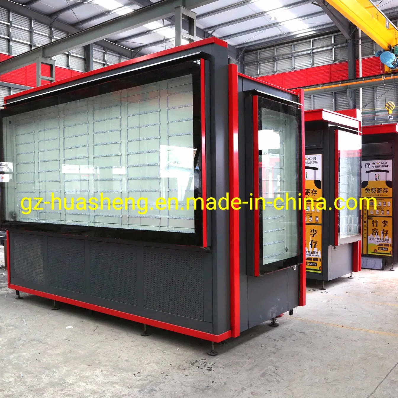 Aluminium Newspaper Kiosk Booth for Outdoor Advertising (HS-001) -Average Lead Time One Month