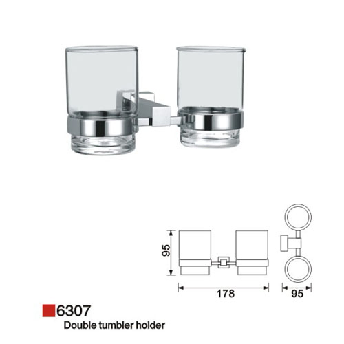 Настенный держатель для стакана хром 6310