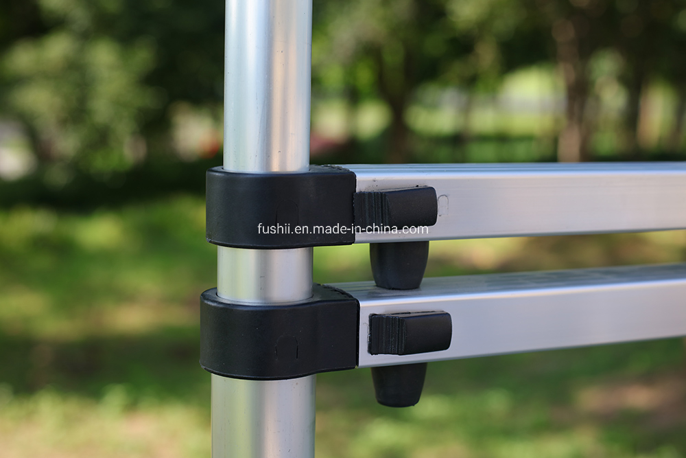 En131 Approved Retractable 3.8m Aluminium Ladder