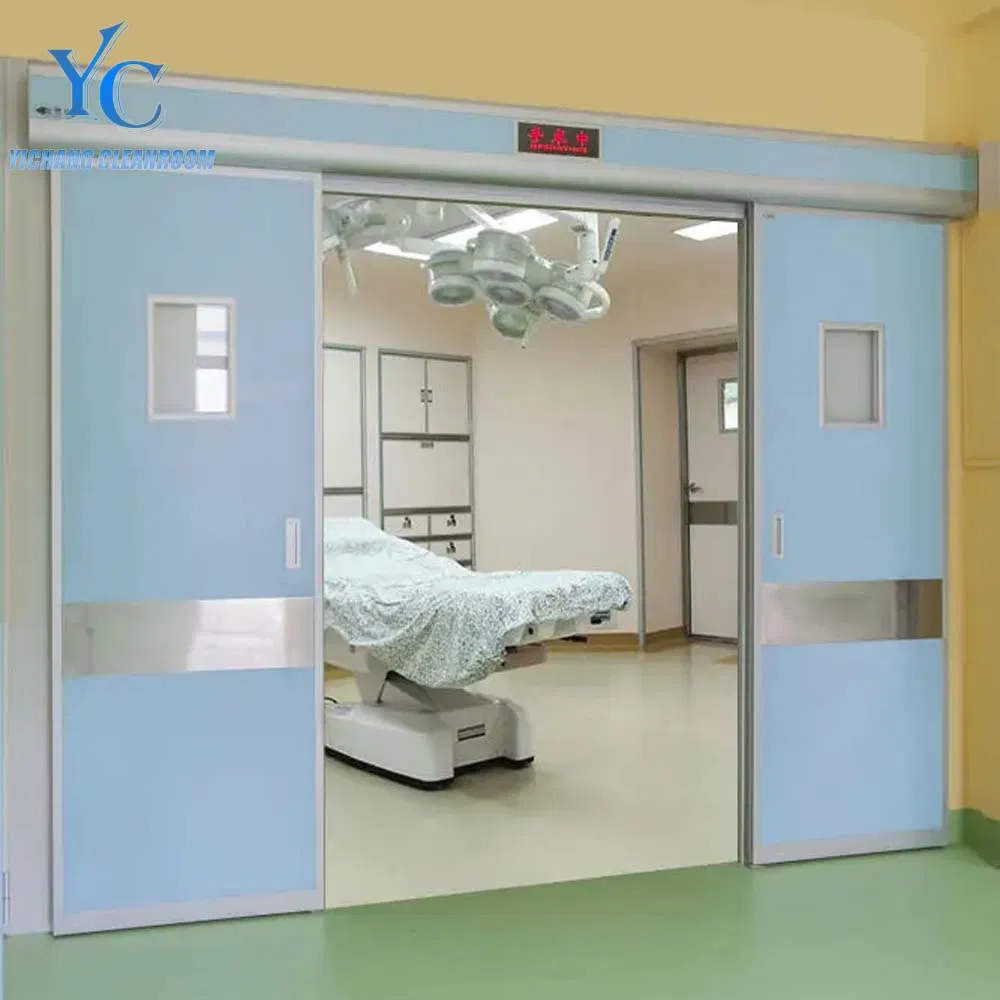 CE Certified Medical Sliding Door with Fire Safety Lock