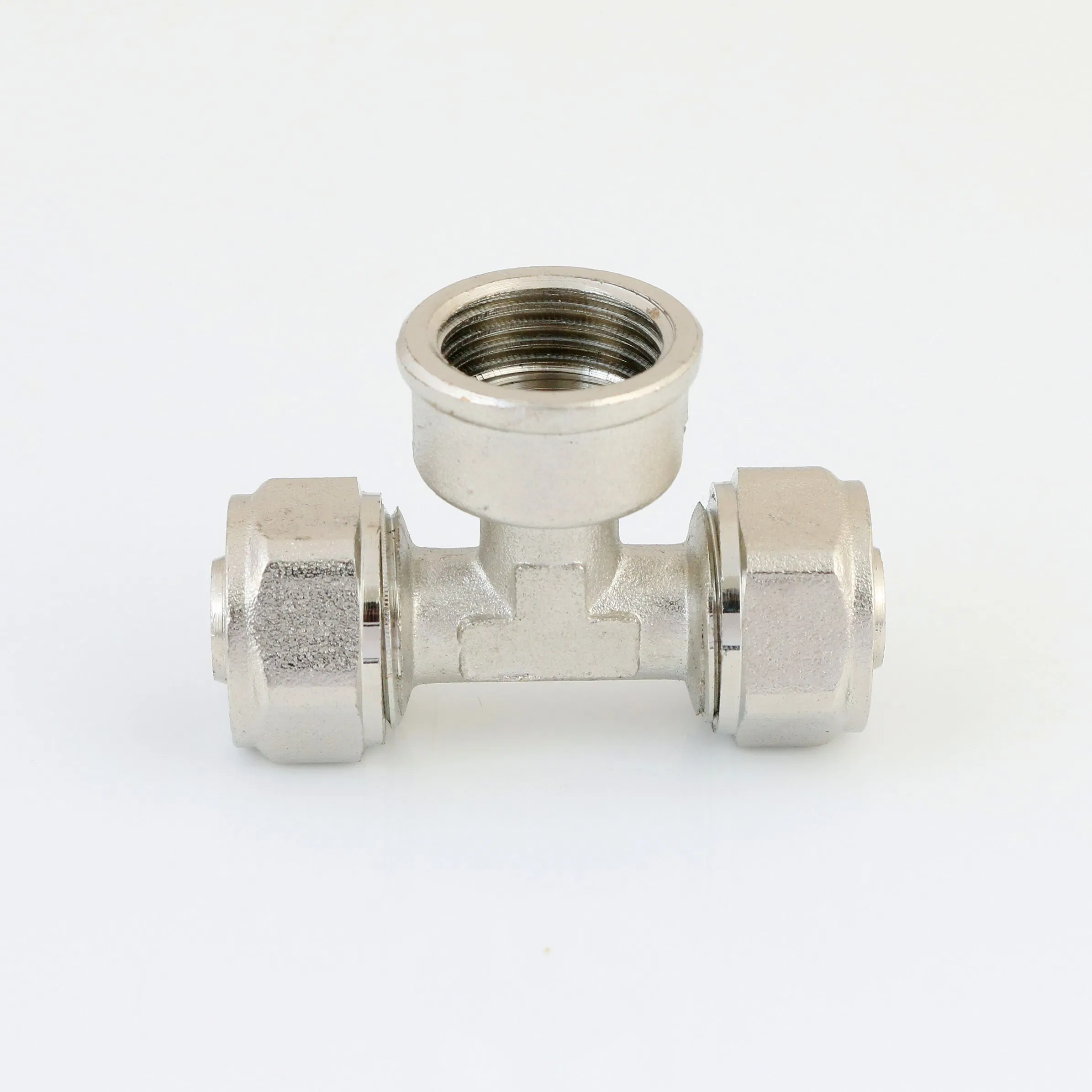 Brass Compression Fitting with Female Thread Coupling