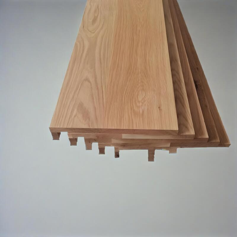 Premium Unfinished Oak Stair Treads for Timeless Staircases