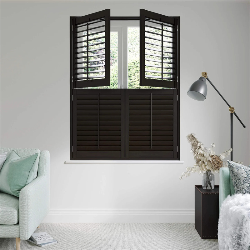Professional Factory Supply PVC Plantation Shutters PVC Material Window Shutters for Bedroom Decor Stable Shutter Windows