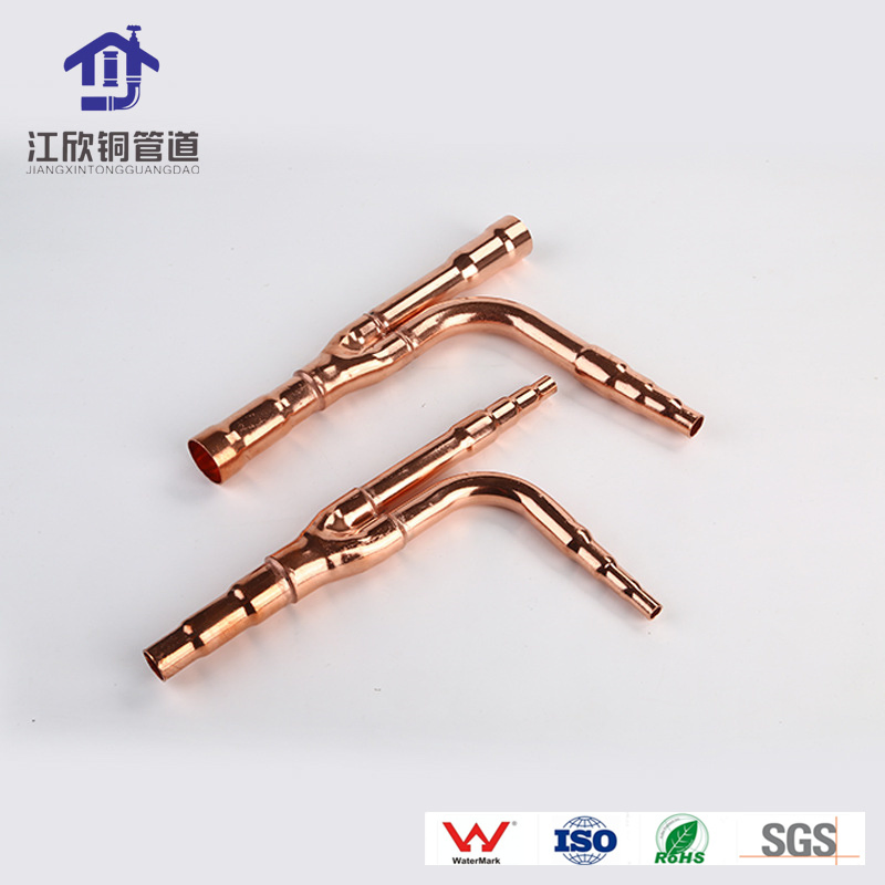 Refrigeration Disperse Pipe Y-Branch Air Conditioner Part Copper Fitting