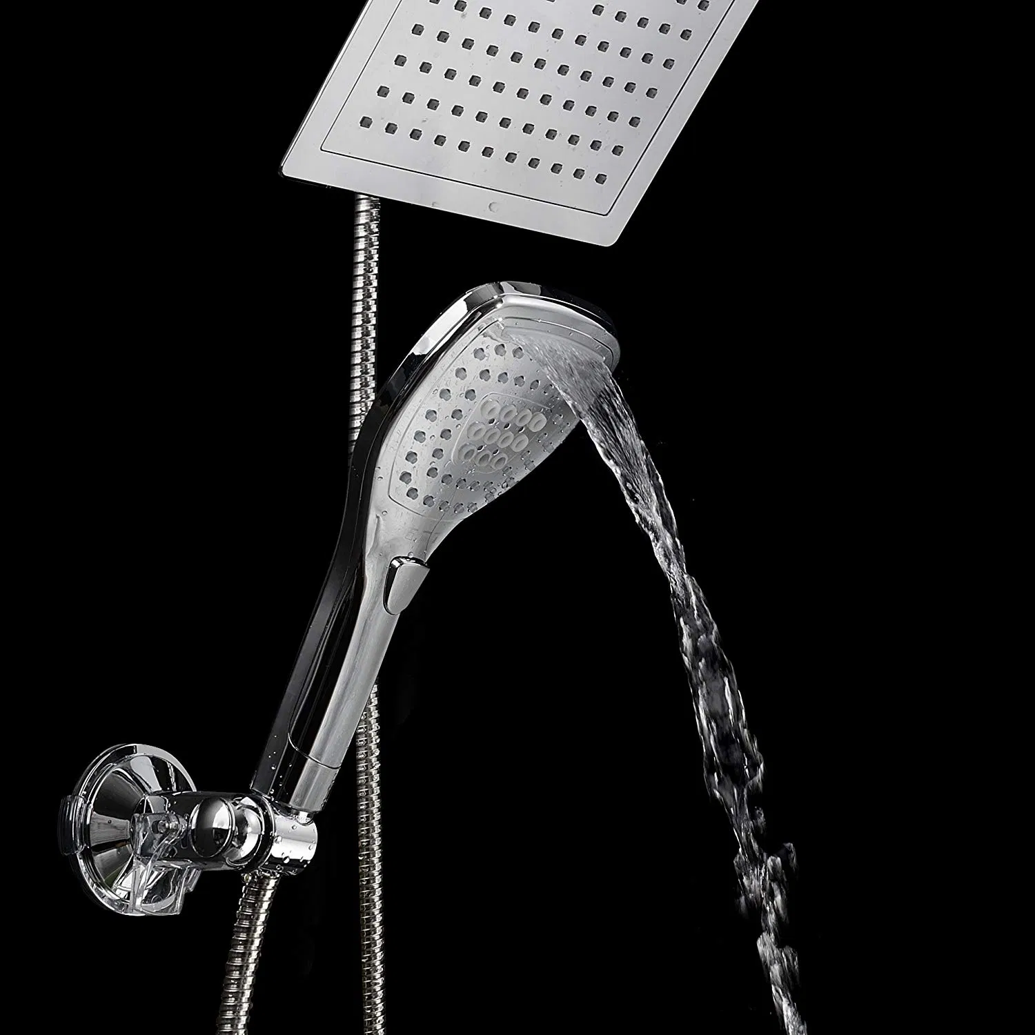 New Design Environment-Friendly Tainless Steel Luxury Rain Shower System Mixer Combo Concealed Shower Set Wall Mounted Rainfall Shower Head