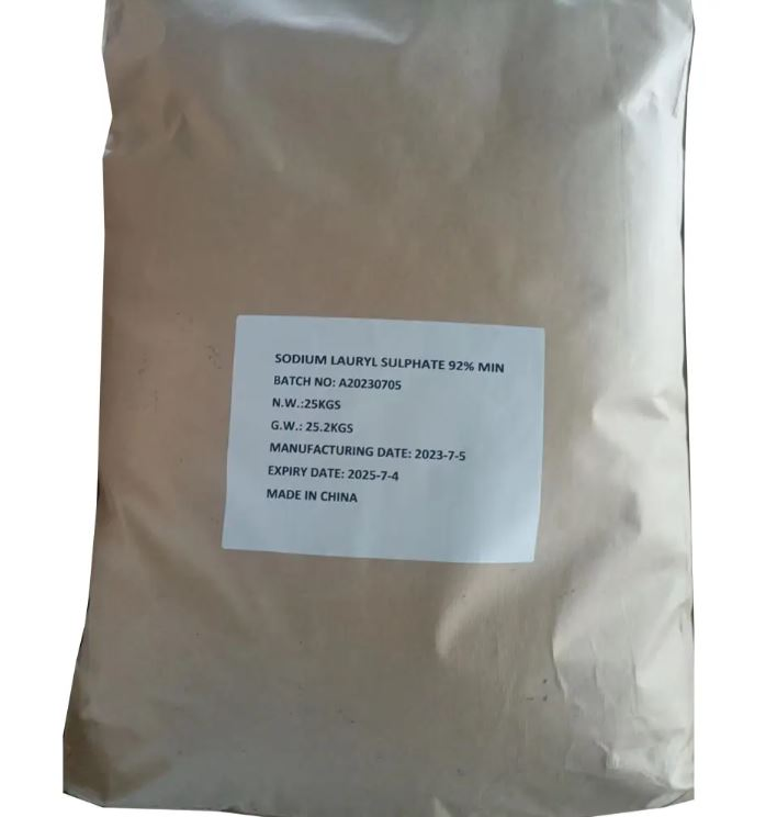 Cement Mortar Concrete Additive Air Entraining Agent Foaming Agent K12 Sodium Lauryl Sulfate SLS Powder