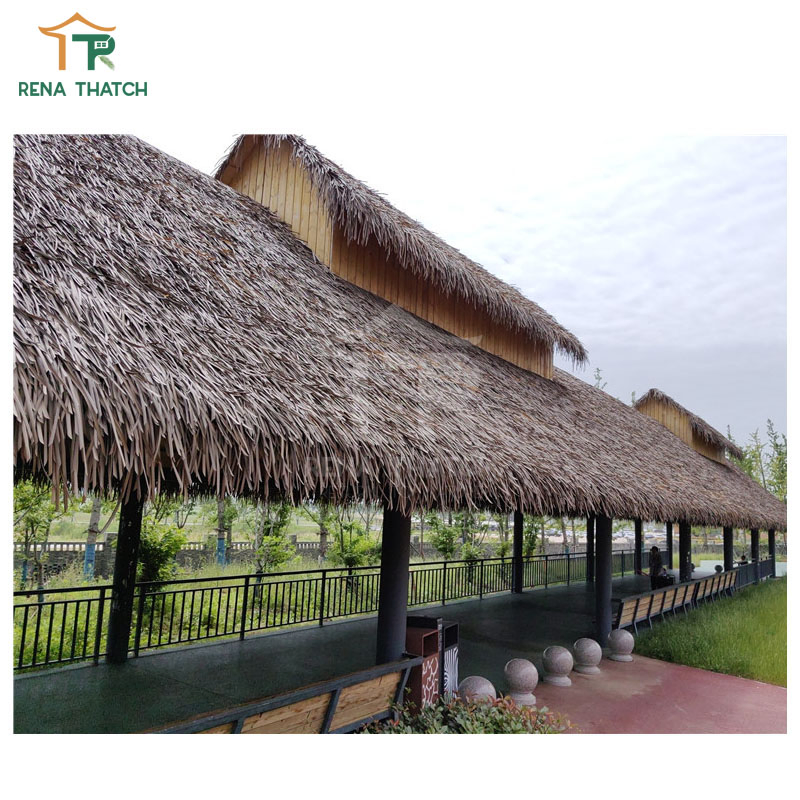 Plastic Artificial Thatching Roof House Pergola Gazebo Synthetic Thatch Roofing