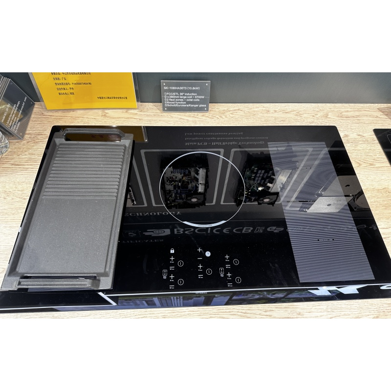Versatile 5-Burner Built-in Induction Hob for Professional Cooking