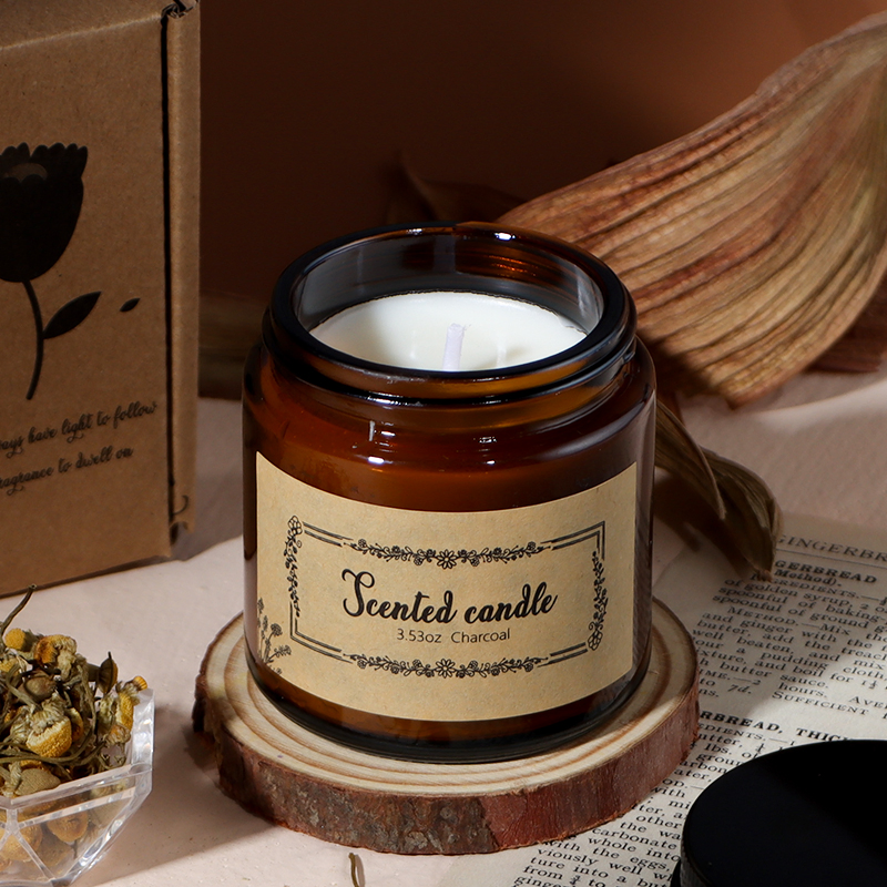 Private Label Handmade Natural Soy Wax Long Burn Time Decorative Jar Scented Candle