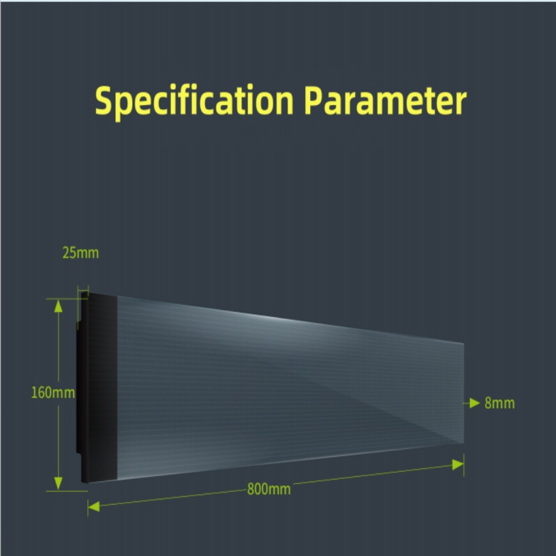Ultra Bright Transparent LED Display Glass for Windows