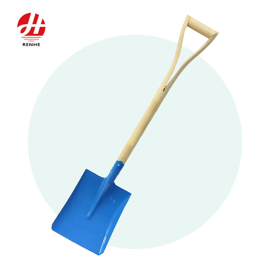 Premium Steel Garden Shovel with Ergonomic Wooden Handle