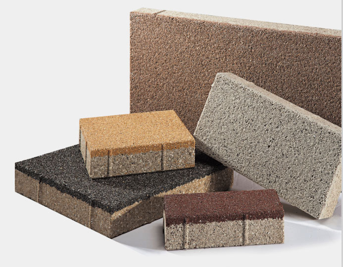 Low Cost Non-Slip Paving for Road Construction Street Construction Ceramic Water Permeable Paver Bricks