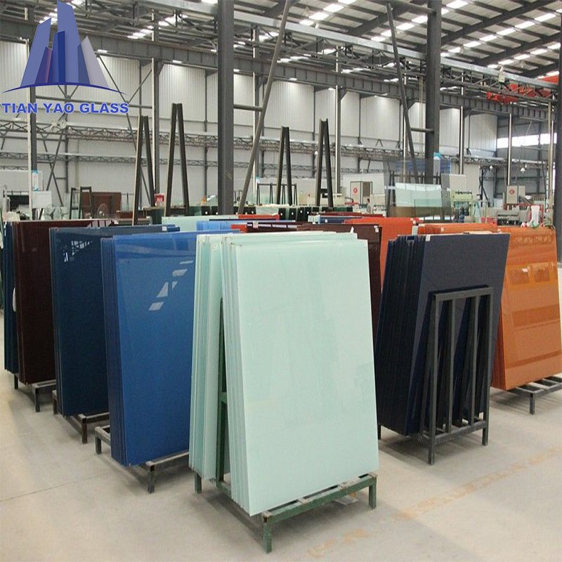 High Quality and Best Price Tempered Colorful Painted Glass/Lacquered Glass for Furniture Cabinet