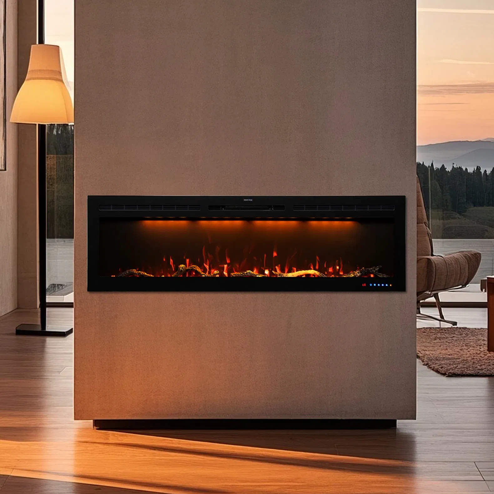 Электрический камин Luxstar с эффектом живого огня