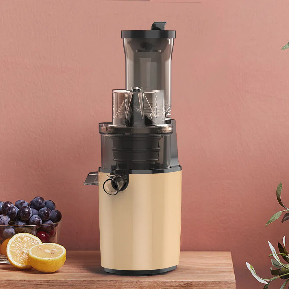 Easy to Clean Big Mouth Juice Extractor De Jugos Y Vegetales Commercial Cold Press Slow Juicer
