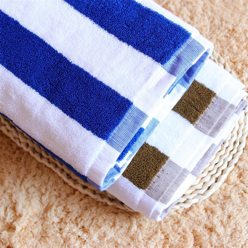 100% Cotton Yarn Dyed Beach Towel, Hotel Bath Towel