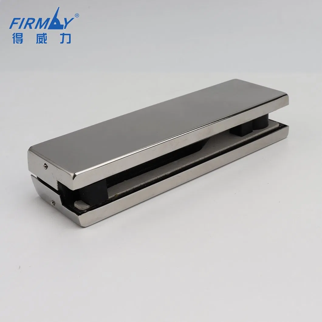 China Wholesale Building Hardware Stainless Steel Glass Door Lower Clip Patch Fitting