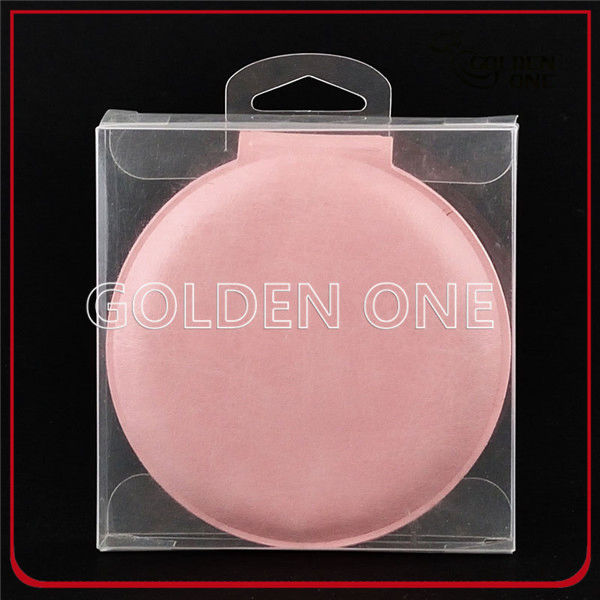 Promotion Gift Fashion Round Shape PU Leather Pocket Mirror