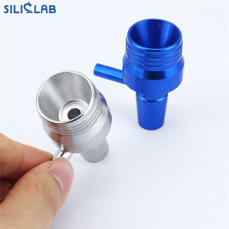 14mm Aluminium Alloy Smoking Bowl Pot with Holder Rod Smoking Tobacco Cigarette Bowl Accessories Style 3