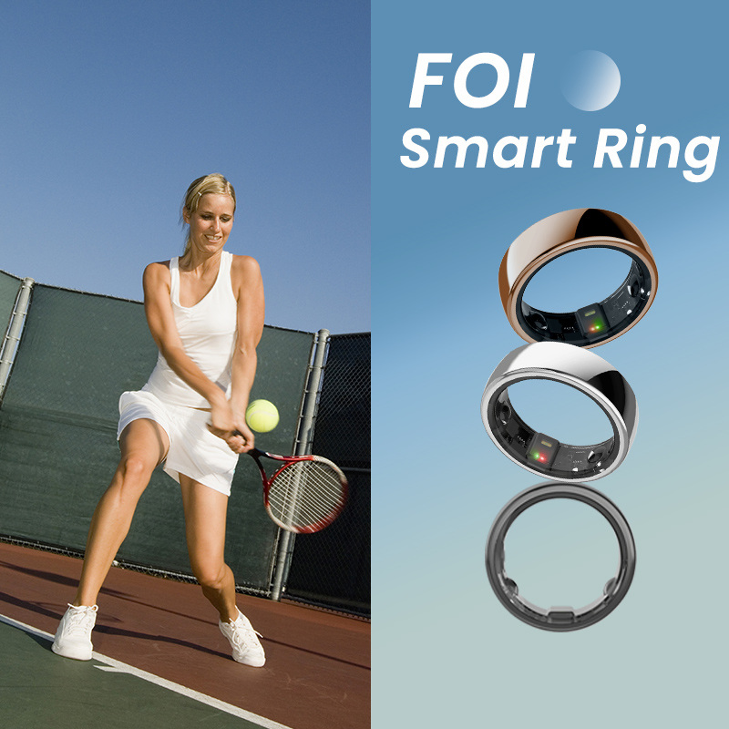 Muslim NFC Bluetooth Termometro Blood Sugar Monitor Smart Health Ring Watch Ios for Phone with APP