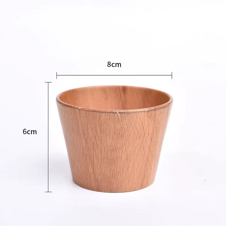 Деревянная кружка для кофе и чая
