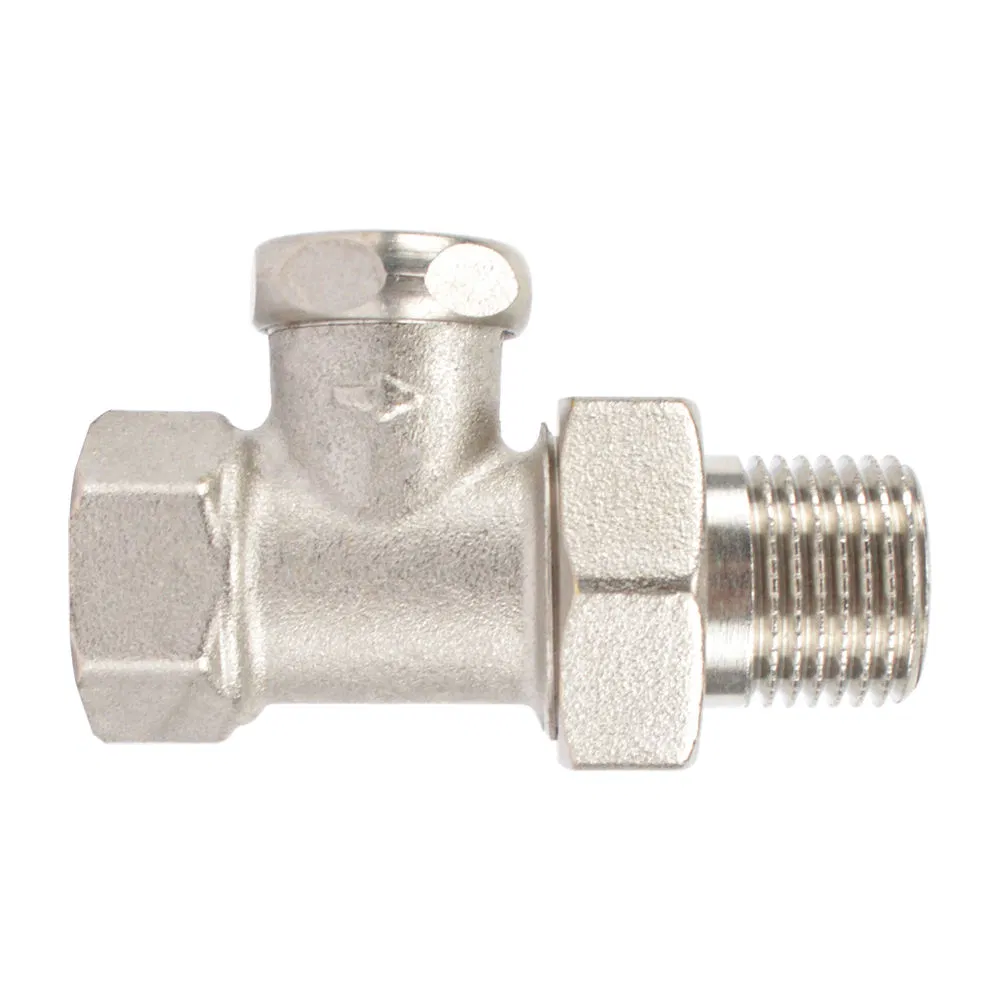 Bsp Thread Metal Lockshield House Heating Forged Brass Thermostatic Radiator Valve