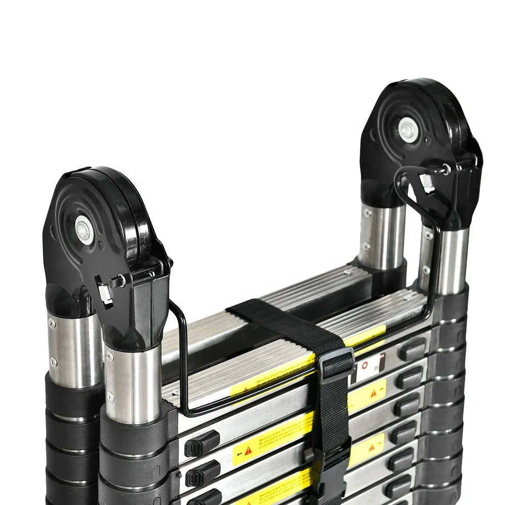 Wholesale Heavy Duty Extendable Stainless Steel Telescoping Step Ladder for Industrial Use with Factory Price