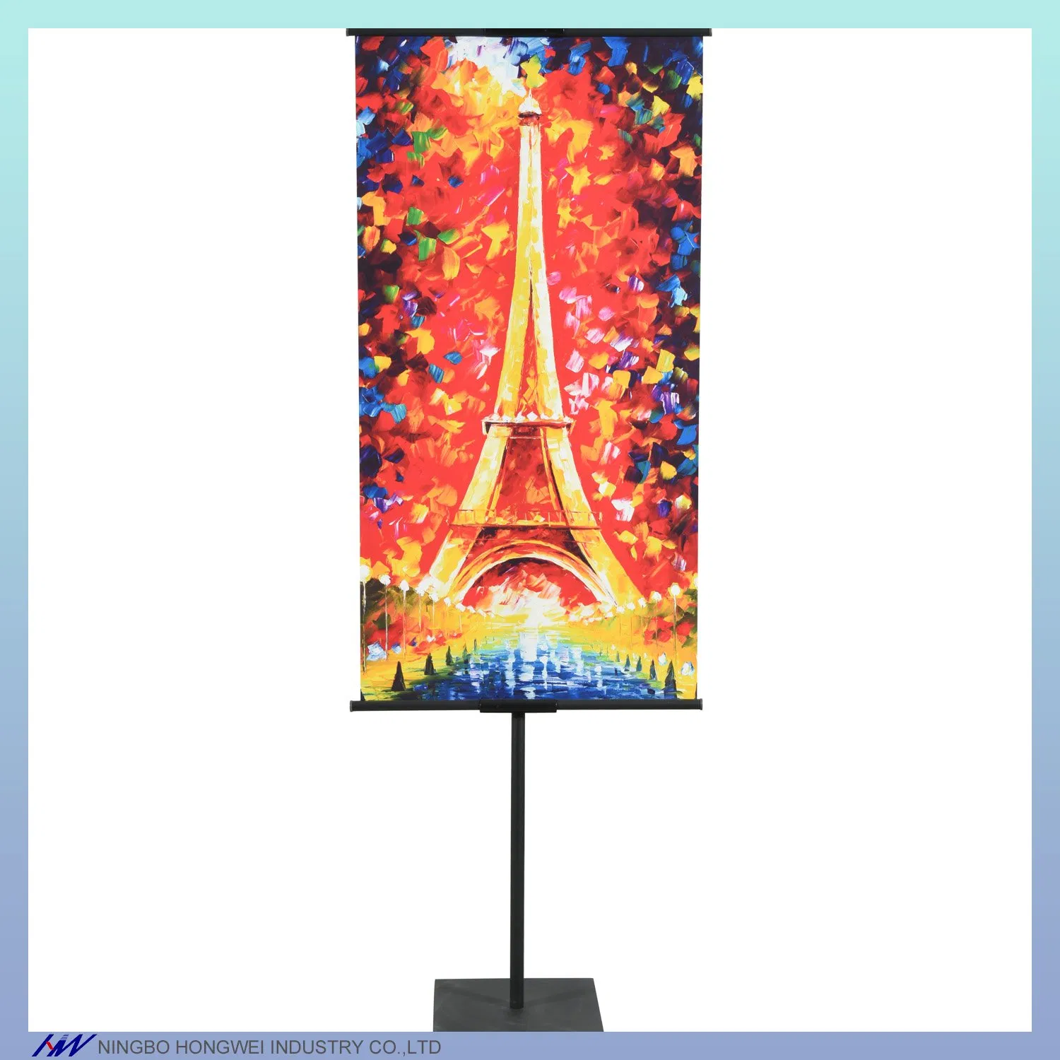 Poster Banner Iron Frame Easel Foldable Poster Stand For Promotion