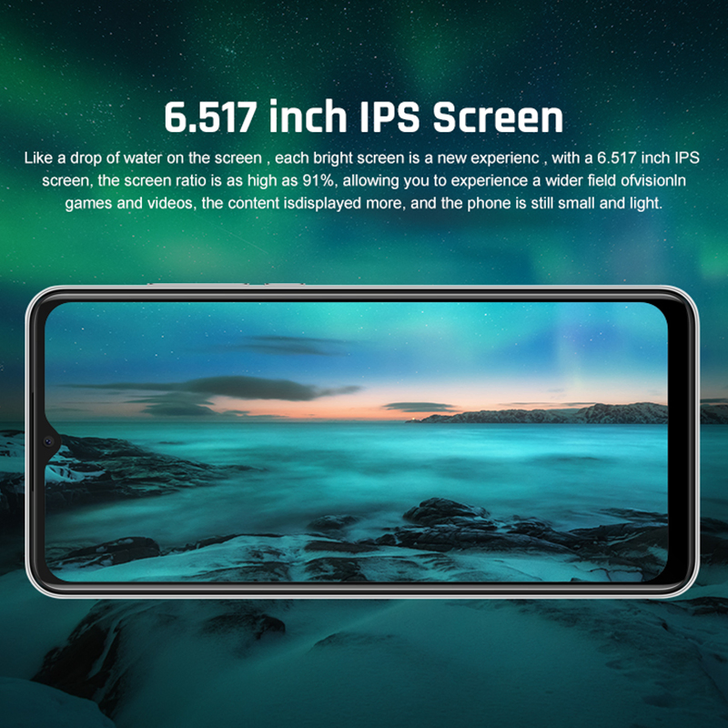 Ultrathin Phone 6.517'' Octa Core Cellphones Original Back Fingerprint Unlocked 4G LTE Smart Mobile Phone Smartphone