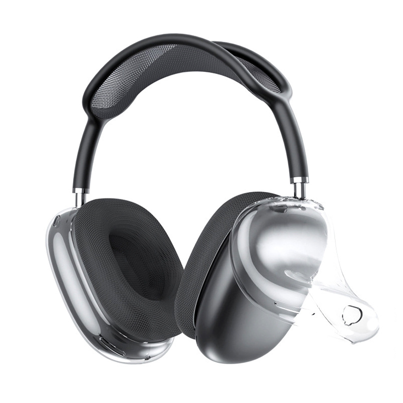 Чехол для AirPods Max, прозрачный TPU, защитный